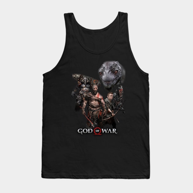 God of War, Friend and Foe Tank Top by CylentArt